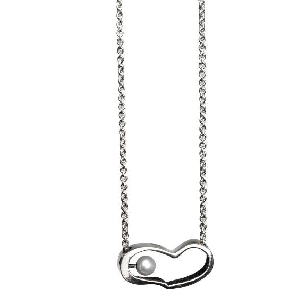 i love me necklace (pearl)