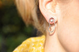 i love me earrings (diamonds)